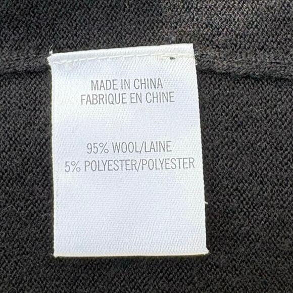 Theory Wool Blend Milly New Steady Stripe Tie Waist Fit n Flare Sweater Dress- M - Picture 7 of 8